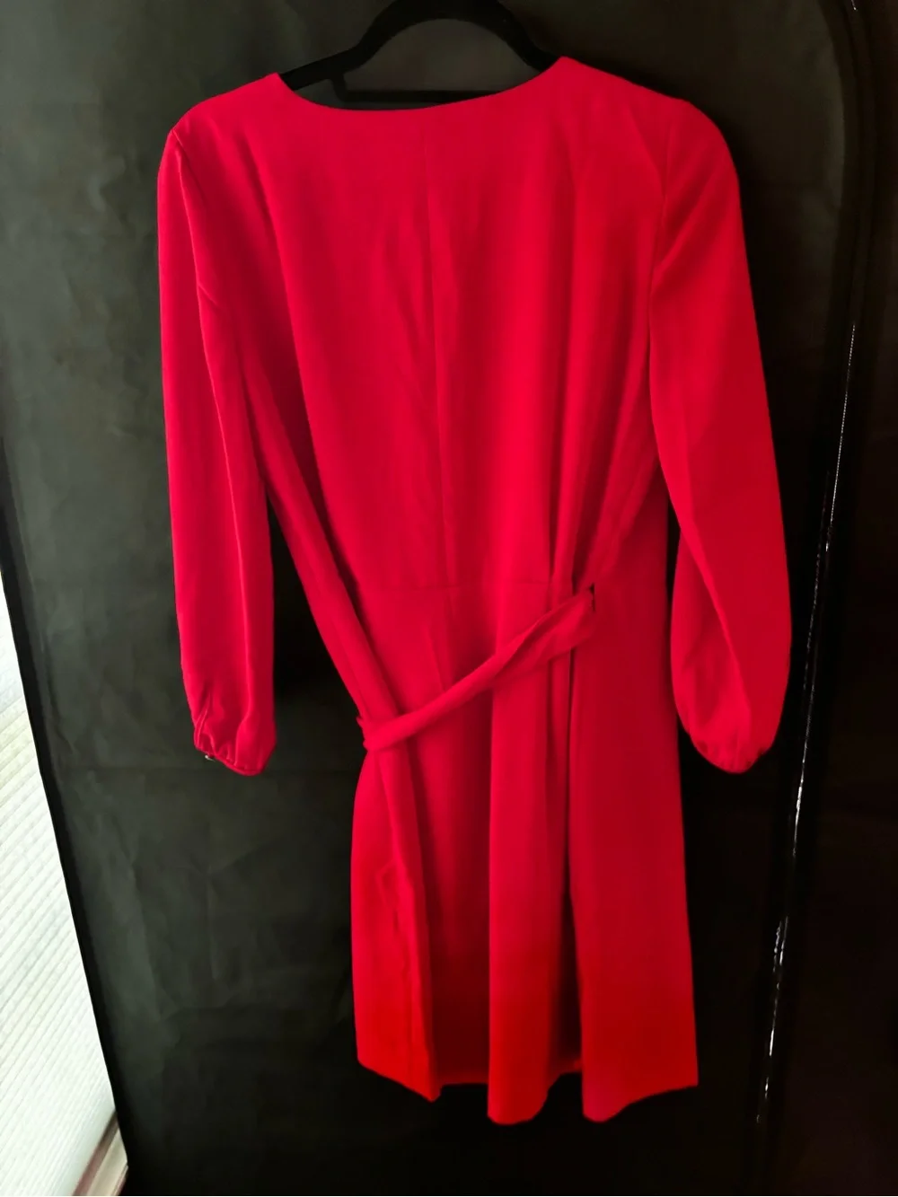 NWT J. Crew Red Wrap Dress